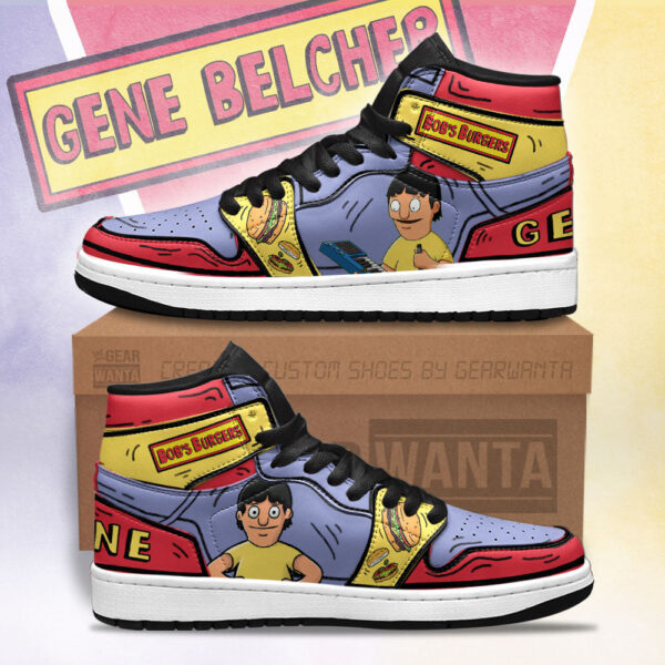 Tubopro Gene Bobs Burger AJ1 High Sneakers Shoes For Men And Women