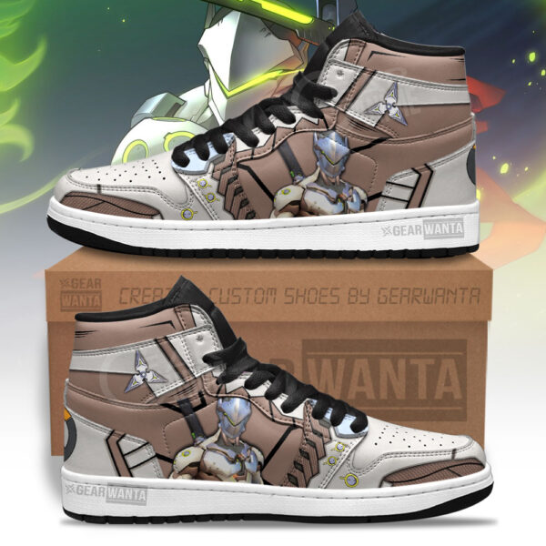 Tubopro Genji Overwatch AJ1 High Sneakers Shoes For Men And Women