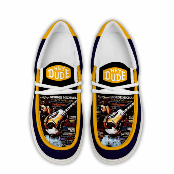 Tubopro George Michael Personalized Hey Dude Shoes For Men And Women - Image 3