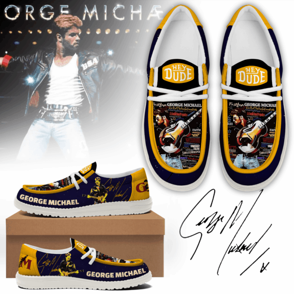Tubopro George Michael Personalized Hey Dude Shoes For Men And Women