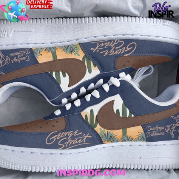Tubopro George Strait Air Low-Top Sneakers Shoes For Men And Women - Image 3