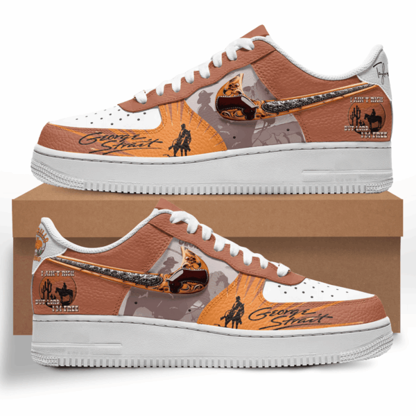 Tubopro George Strait Air Low-Top Sneakers Shoes For Men And Women - Image 4