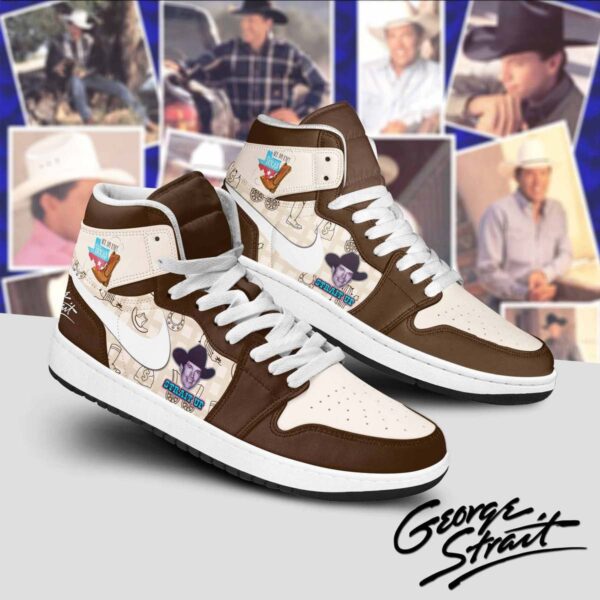 Tubopro George Strait AJ1 High Sneakers Shoes For Men And Women