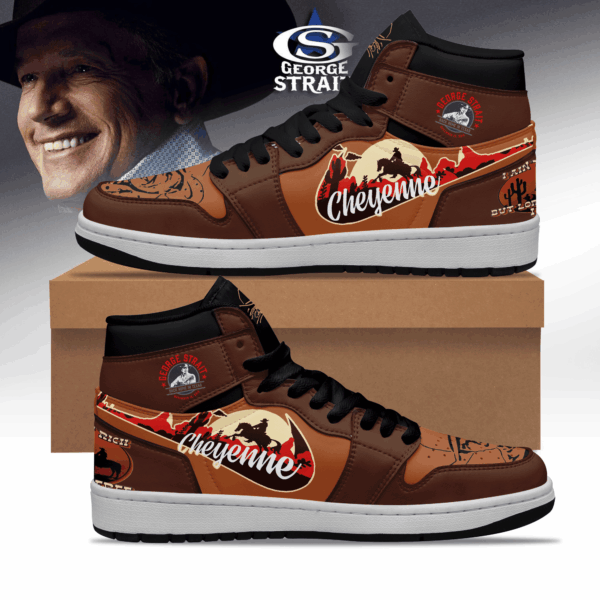 Tubopro George Strait AJ1 High Sneakers Shoes For Men And Women