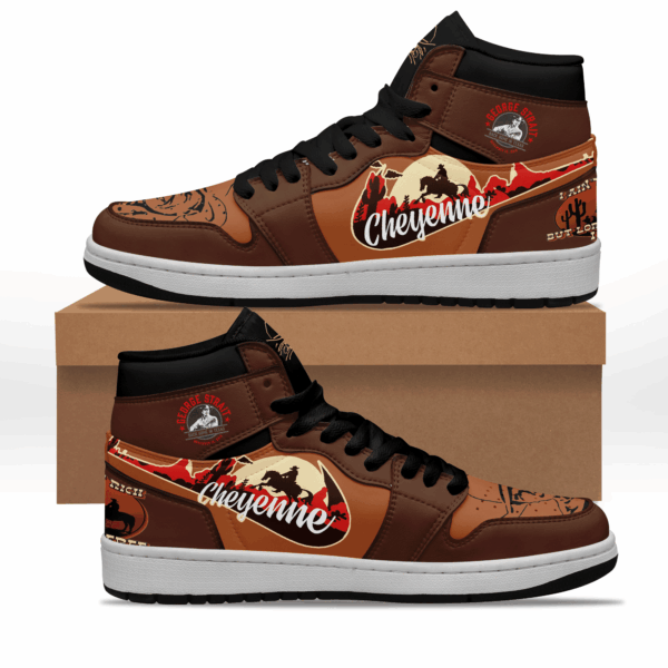 Tubopro George Strait AJ1 High Sneakers Shoes For Men And Women - Image 2
