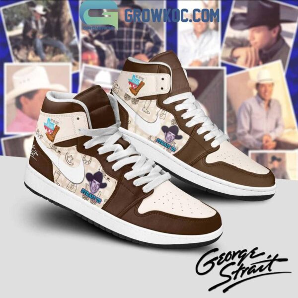 Tubopro George Strait AJ1 High Sneakers Shoes For Men And Women