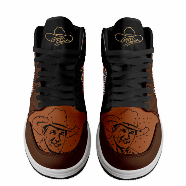 Tubopro George Strait AJ1 High Sneakers Shoes For Men And Women - Image 3