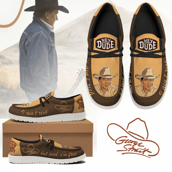 Tubopro George Strait Personalized Hey Dude Shoes For Men And Women