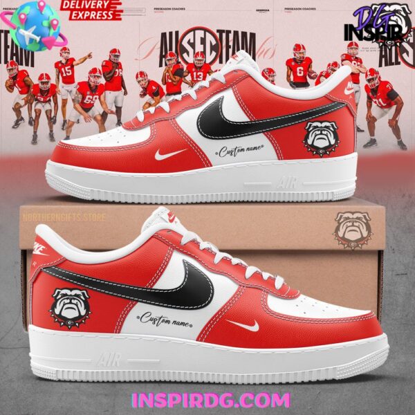 Tubopro Georgia Bulldogs Air Low-Top Sneakers Shoes For Men And Women