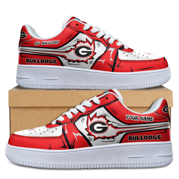 Tubopro Georgia Bulldogs Air Low-Top Sneakers Shoes For Men And Women