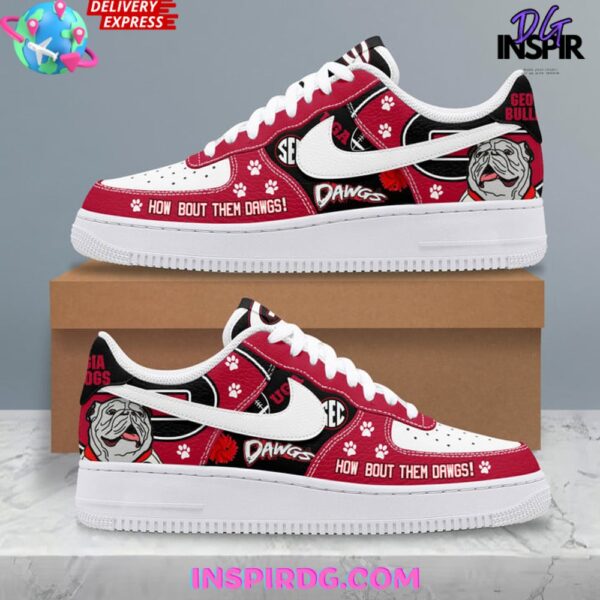 Tubopro Georgia Bulldogs Air Low-Top Sneakers Shoes For Men And Women - Image 2
