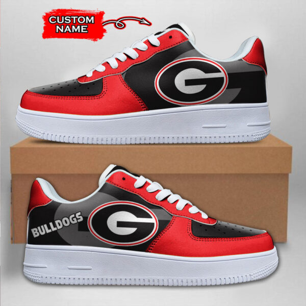 Tubopro Georgia Bulldogs NCAA Air Low-Top Sneakers Shoes For Men And Women