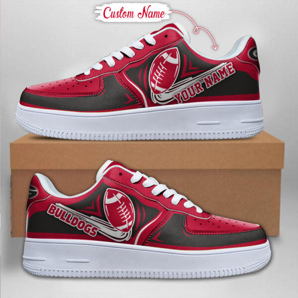 Tubopro Georgia Bulldogs NCAA Air Low-Top Sneakers Shoes For Men And Women - Image 2