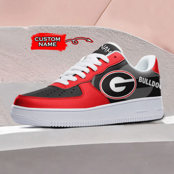 Tubopro Georgia Bulldogs NCAA Air Low-Top Sneakers Shoes For Men And Women - Image 2