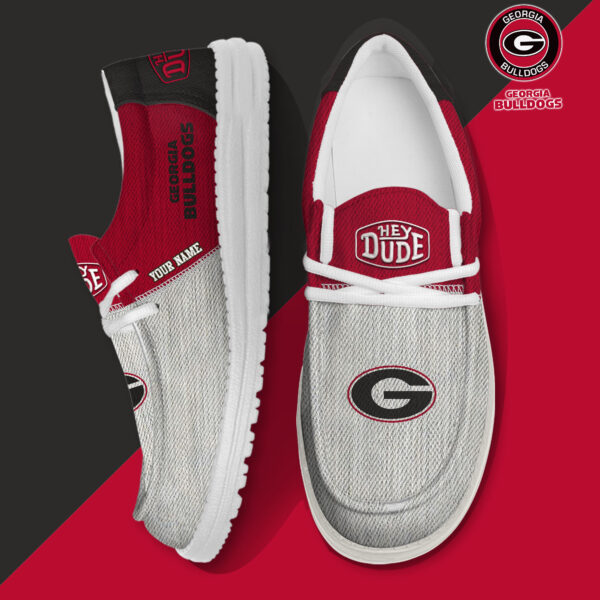 Tubopro Georgia Bulldogs Personalized Hey Dude Shoes For Men And Women