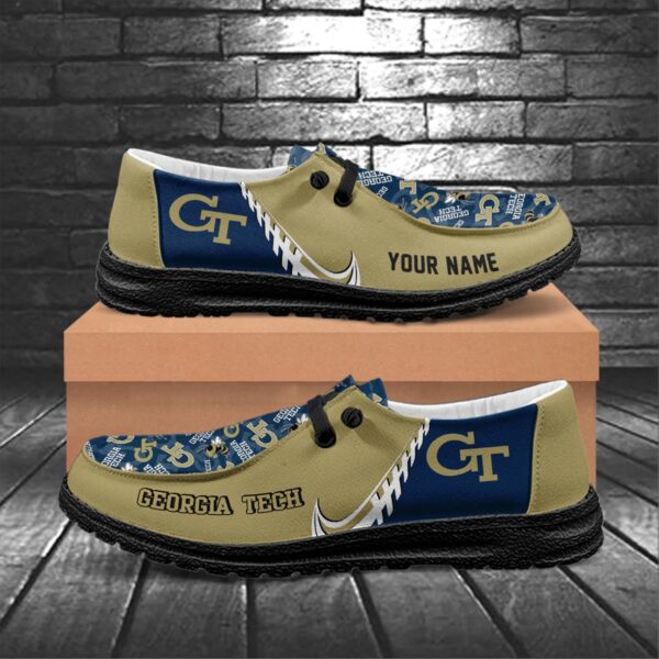 Tubopro Georgia Tech Yellow Jackets Hey Dude Shoes For Men And Women - Image 6