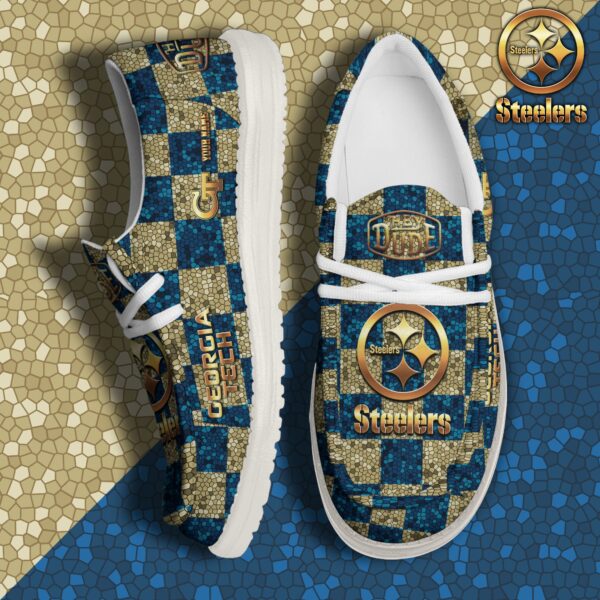 Tubopro Georgia Tech Yellow Jackets Personalized Hey Dude Shoes For Men And Women