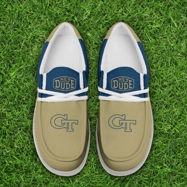 Tubopro Georgia Tech Yellow Jackets Personalized Hey Dude Shoes For Men And Women - Image 5