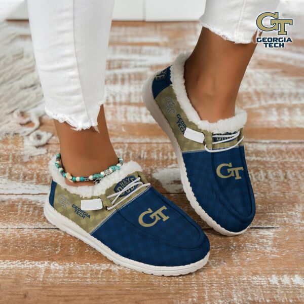 Tubopro Georgia Tech Yellow Jackets Personalized Hey Dude Shoes For Men And Women