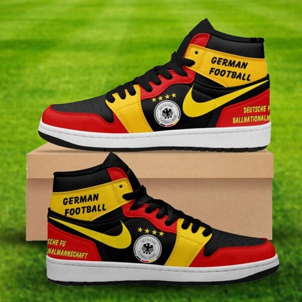 Tubopro Germany football team AJ1 High Sneakers Shoes For Men And Women