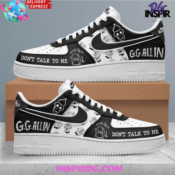 Tubopro GG Allin Dont Talk To Me Air Low-Top Sneakers Shoes For Men And Women - Image 2