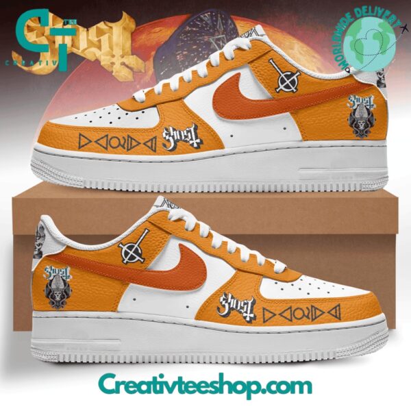 Tubopro Ghost Band Orange Air Low-Top Sneakers Shoes For Men And Women