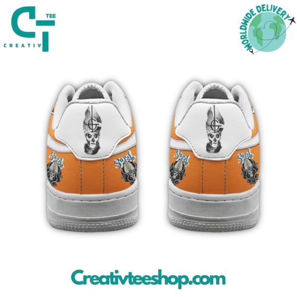 Tubopro Ghost Band Orange Air Low-Top Sneakers Shoes For Men And Women - Image 3