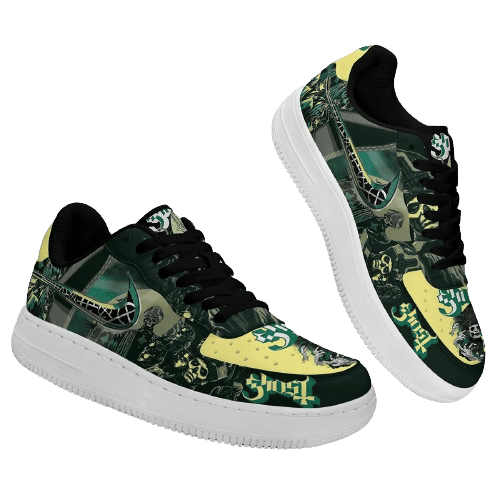 Tubopro Ghost Dance Macabre Rock Band Air Low-Top Sneakers Shoes For Men And Women