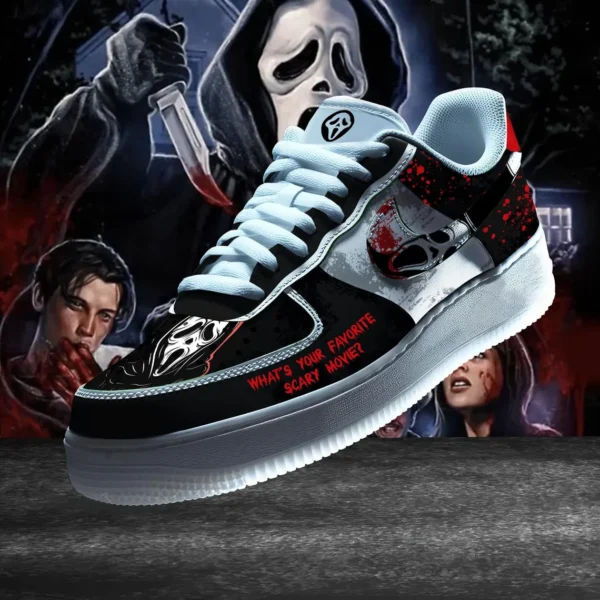 Tubopro Ghost Face Air Low-Top Sneakers Shoes For Men And Women
