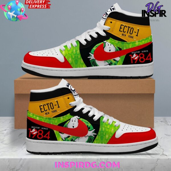 Tubopro Ghostbusters AJ1 High Sneakers Shoes For Men And Women - Image 2