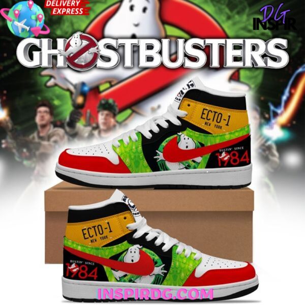 Tubopro Ghostbusters AJ1 High Sneakers Shoes For Men And Women