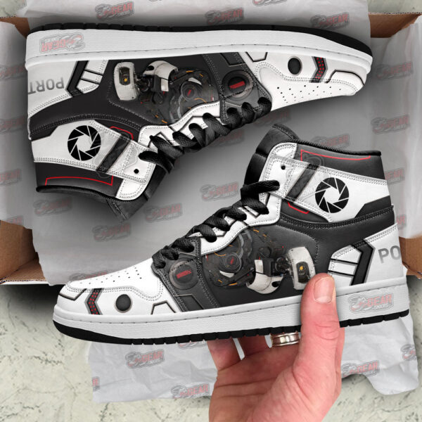 Tubopro GLaDOS Portal AJ1 High Sneakers Shoes For Men And Women - Image 2