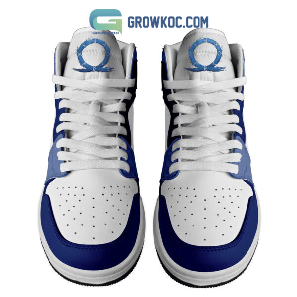 Tubopro God Of War AJ1 High Sneakers Shoes For Men And Women - Image 2
