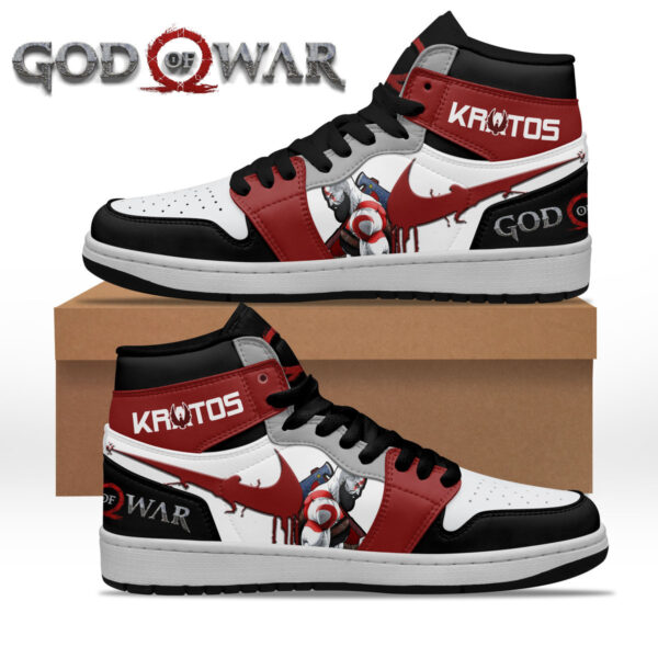 Tubopro God Of War AJ1 High Sneakers Shoes For Men And Women