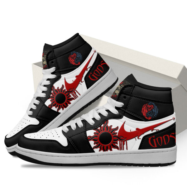 Tubopro Godsmack AJ1 High Sneakers Shoes For Men And Women - Image 3