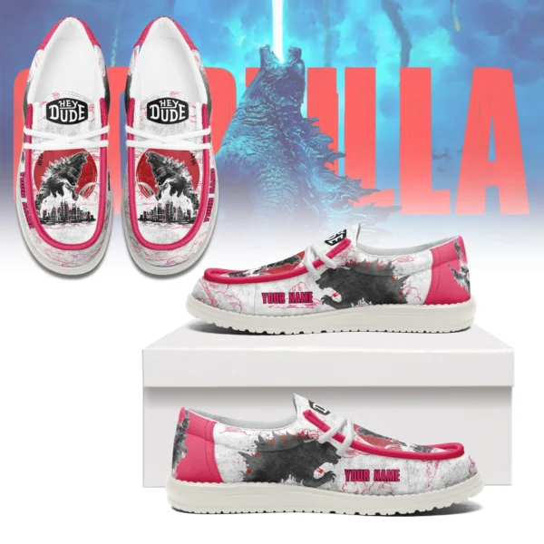 Tubopro Godzilla Personalized Hey Dude Shoes For Men And Women - Image 5