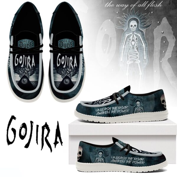 Tubopro Gojira Personalized Hey Dude Shoes For Men And Women
