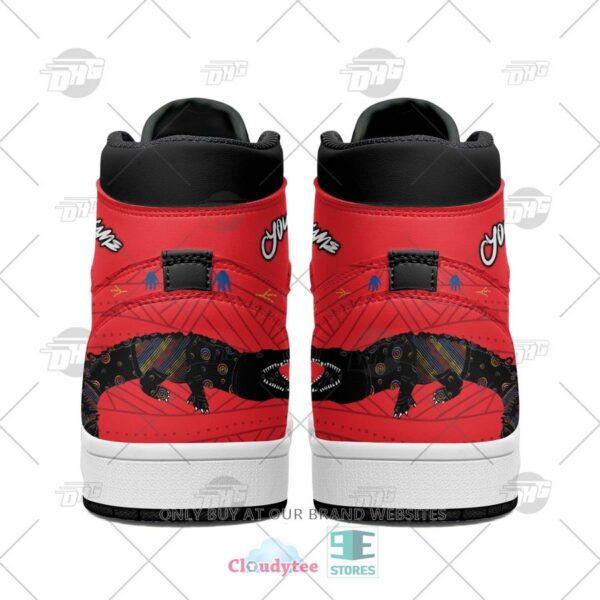 Tubopro Gold Coast Suns AFL AJ1 High Sneakers Shoes For Men And Women - Image 2