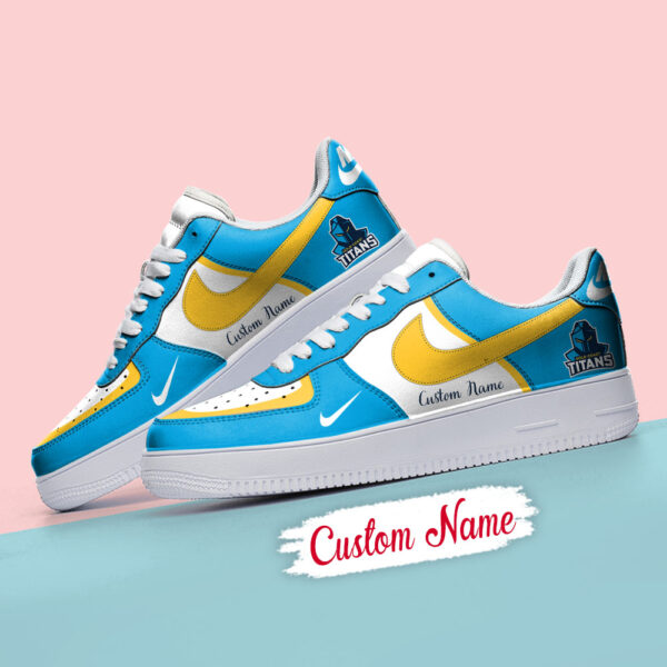 Tubopro Gold Coast Titans Air Low-Top Sneakers Shoes For Men And Women - Image 4