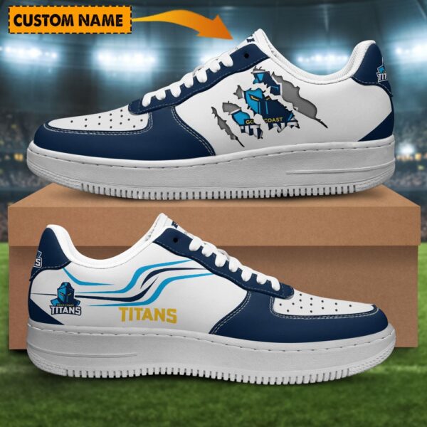 Tubopro Gold Coast Titans Air Low-Top Sneakers Shoes For Men And Women