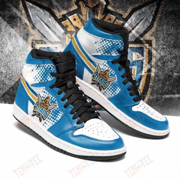 Tubopro Gold Coast Titans NRL AJ1 High Sneakers Shoes For Men And Women