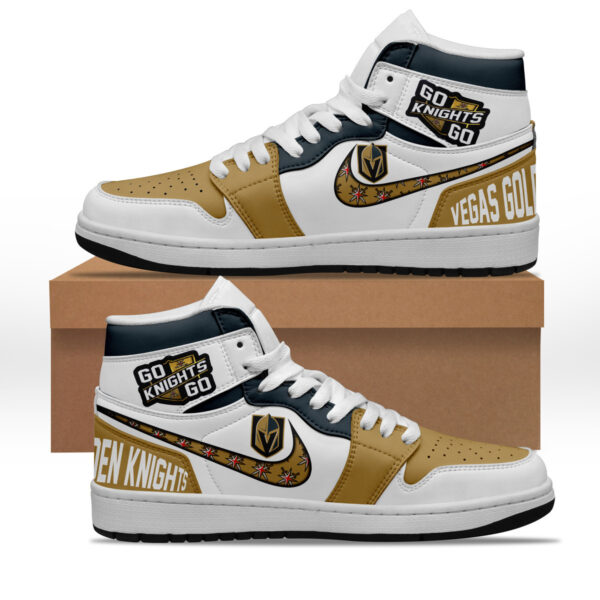 Tubopro Golden Knights AJ1 High Sneakers Shoes For Men And Women - Image 2