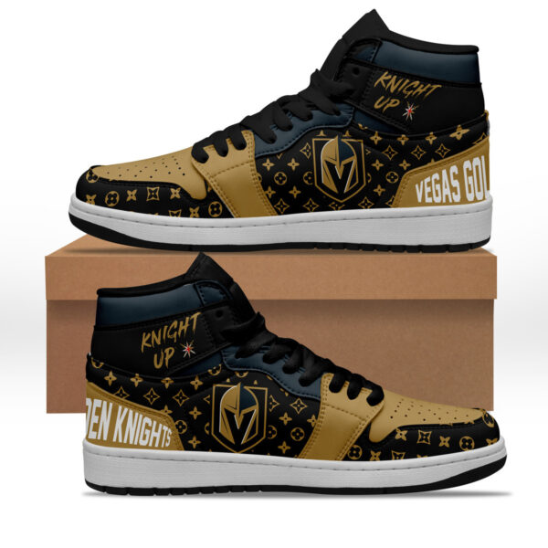 Tubopro Golden Knights AJ1 High Sneakers Shoes For Men And Women - Image 2