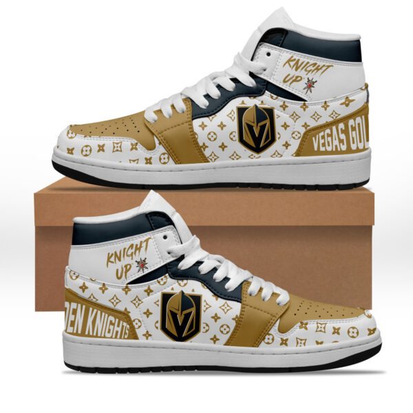 Tubopro Golden Knights AJ1 High Sneakers Shoes For Men And Women - Image 2