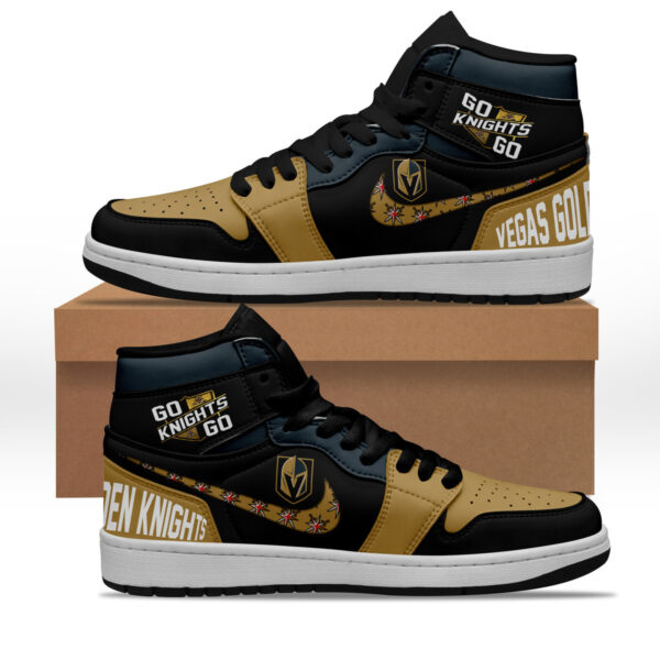 Tubopro Golden Knights AJ1 High Sneakers Shoes For Men And Women - Image 2