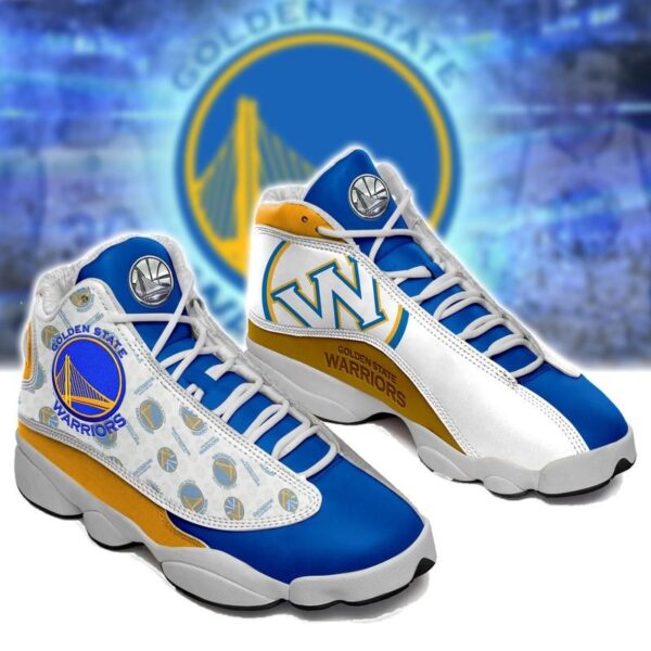Tubopro Golden State Warriors AJ13 Sneakers Shoes For Men And Women