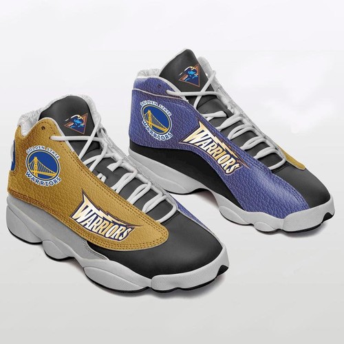 Tubopro Golden State Warriors AJ13 Sneakers Shoes For Men And Women