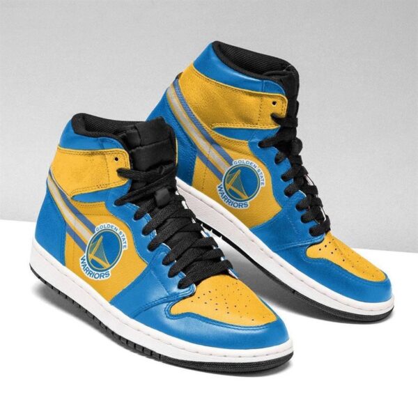 Tubopro Golden State Warriors NBA AJ1 High Sneakers Shoes For Men And Women