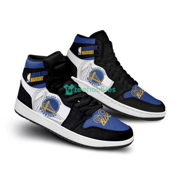 Tubopro Golden State Warriors NBA AJ1 High Sneakers Shoes For Men And Women - Image 2