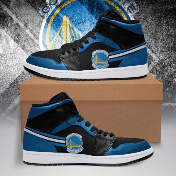 Tubopro Golden State Warriors NBA AJ1 High Sneakers Shoes For Men And Women